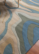 Stream Series 3 Modern Wool Rug
